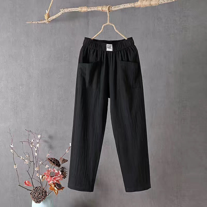 Pantalones amplios de mujeres