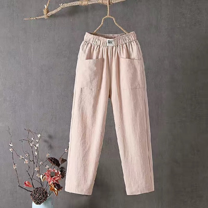 Pantalones amplios de mujeres