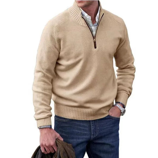 Katimy™ Elegance in Wool: Der Strickpullover für Herren