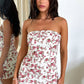 Charms Dress - White Rose Flower