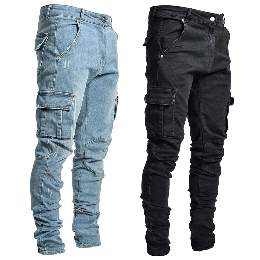 Duval | Cargo-Jeans mit mehreren Taschen