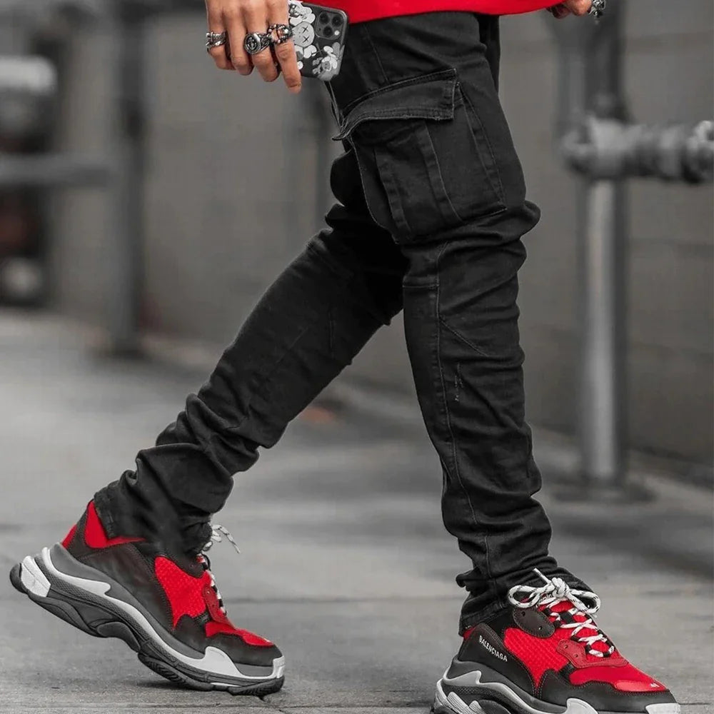 Duval | Cargo-Jeans mit mehreren Taschen